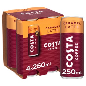 Costa Coffee Caramel Latte Iced Coffee