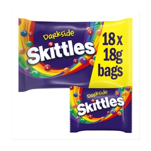 Skittles Limited Edition Darkside Sweets Fun Size Bags Multipack