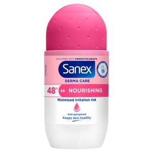 Sanex Derma Care Nourishing 48-Hour Antiperspirant Roll-On Deodorant
