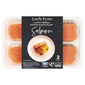 Loch Fyne 2 Lightly Smoked Scottish Salmon Fillets