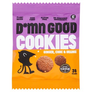 Damn Good Ginger, Chocolate, Orange COOKIES