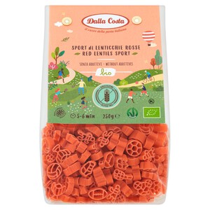 Dalla Costa Gluten Free Organic Red Lentils Sport Pasta