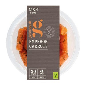 M&S Gastropub Sticky & Sweet Emperor Carrots Side