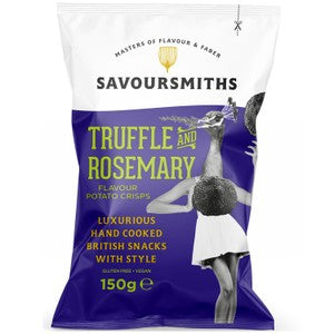 Savoursmiths Truffle & Rosemary Luxury English Potato Crisps