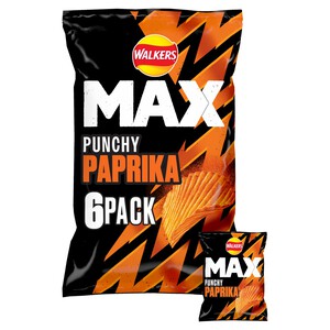Walkers Max Paprika Multipack Crisps