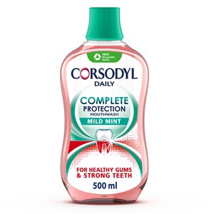 Corsodyl Gum Mouthwash Complete Protection Mild Mint
