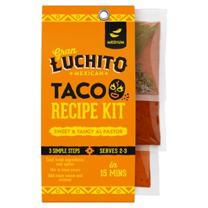 Gran Luchito Sweet & Tangy' Easy Al Pastor Taco Recipe Kit