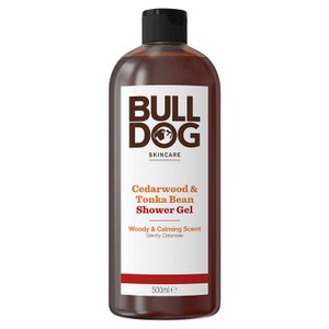 Bulldog Mens Cedarwood and Tonka Bean Shower Gel