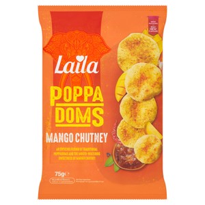 Laila Mini Poppadoms Mango Chutney
