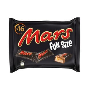 Mars Caramel, Nougat & Milk Chocolate Funsize Snack Bars Multipack