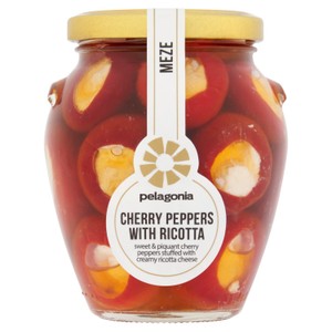 Pelagonia Cherry Peppers Stuffed With Ricotta Cheese