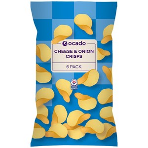 Ocado Cheese & Onion Crisps Multipack