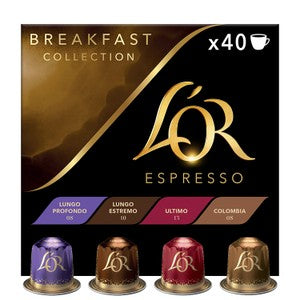 L'OR Intense Assortment X40 Coffee Pods