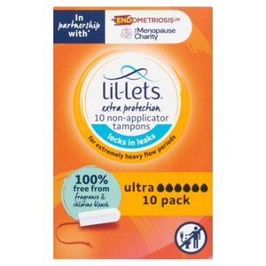 Lil-Lets Smartfit Non-Applicator Tampons Ultra