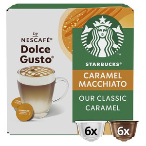 STARBUCKS Caramel Macchiato Coffee Pods by NESCAFE Dolce Gusto