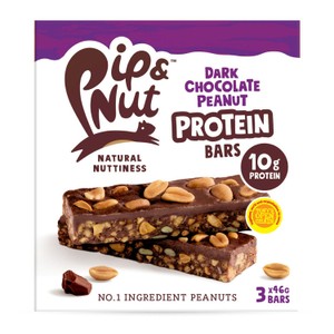 Pip & Nut Protein Dark Chocolate Peanut Bars
