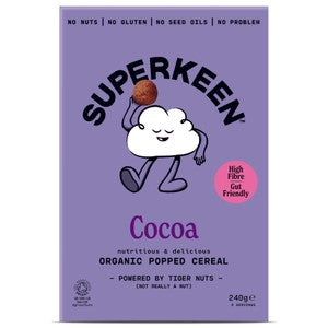 Superkeen Organic Cocoa Tiger Nut Cereal