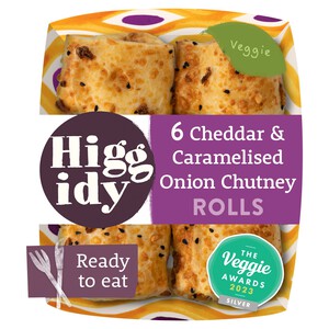 Higgidy Cheddar & Caramelised Onion Chutney Rolls