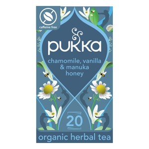 Pukka Organic Chamomile, Vanilla & Manuka Honey Tea x20 CompostableTea Bags