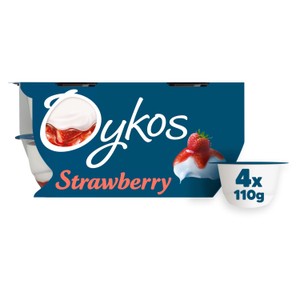 Oykos Strawberry Luxury Greek Style Yoghurt