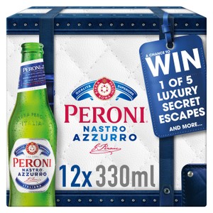 Peroni Nastro Azzurro Beer Lager Bottles