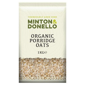 Minton & Donello Organic Porridge Oats