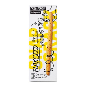 Realfoods by Organico Organic Flaxseed Breadsticks