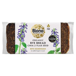 Biona Organic Yeast Free Rye Chia & Flax Seed Bread