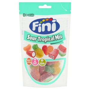Fini Sour Tropical Mix Assorted Gummy Jellies & Fruit Flavoured Candies