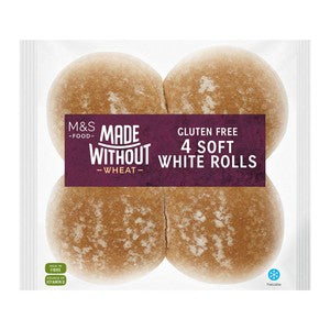 M&S Made Without Soft White Rolls