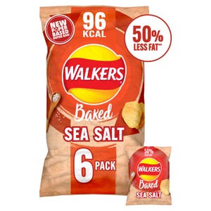Walkers Baked Sea Salt Multipack Snacks