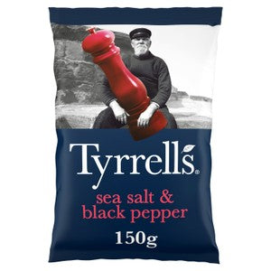 Tyrrells Sea Salt & Black Pepper Sharing Crisps