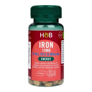 Holland & Barrett Iron + B Vits, Vit C & Minerals 15mg