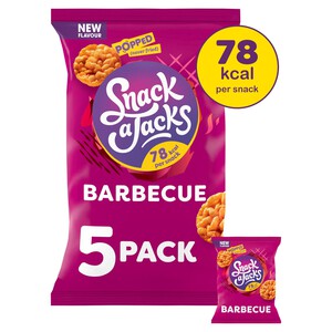 Snack a Jacks Sizzling Barbecue Rice Cakes Multipack