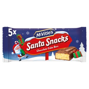 McVitie's Santa Snacks Chocolate Christmas Cake Bars
