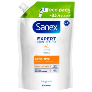 Sanex Expert Skin Health Sensitive Body Wash Shower Gel Refill