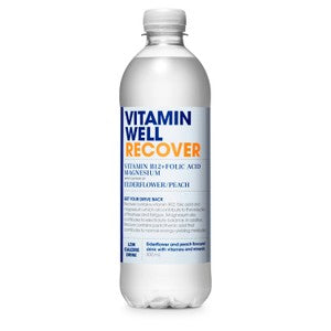 Vitamin Well Water Recover Elderflower & Peach