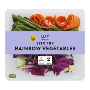 M&S Rainbow Mixed Vegetable Stir Fry