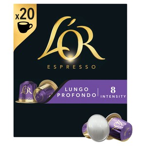 L'OR Lungo Profondo Coffee Pods x20 Intensity 8
