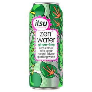 itsu ginger & lime zen water