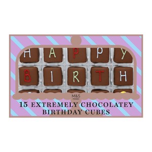 M&S Extremely Chocolatey Chocolate Party Cubes