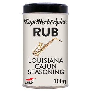 Cape Herb & Spice Louisiana Cajun Seasoning Rub Tin