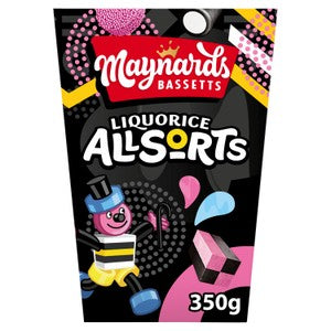 Maynards Bassetts Liquorice Allsorts Sweets Carton