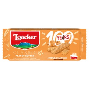 Loacker Classic Peanut Butter Wafer