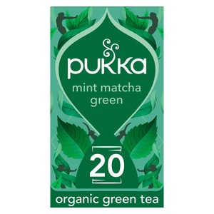 PUKKA Mint Matcha Green Organic & Fair Herbal Tea Bags