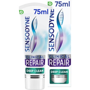 Sensodyne Clinical Repair Deep Clean Sensitive Toothpaste, 75ml