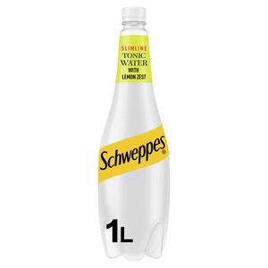 Schweppes Slimline Indian Tonic Water with Lemon Zest
