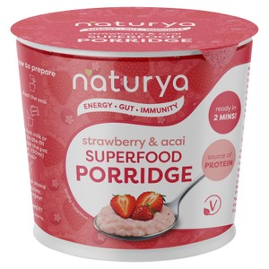 Naturya Strawberry & Acai Porridge Pot