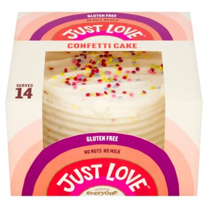 Just Love Gluten Free Confetti Cake Serves 14