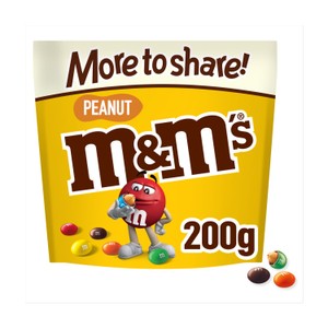 M&M's Crunchy Peanut & Milk Chocolate Sharing Pouch Bag